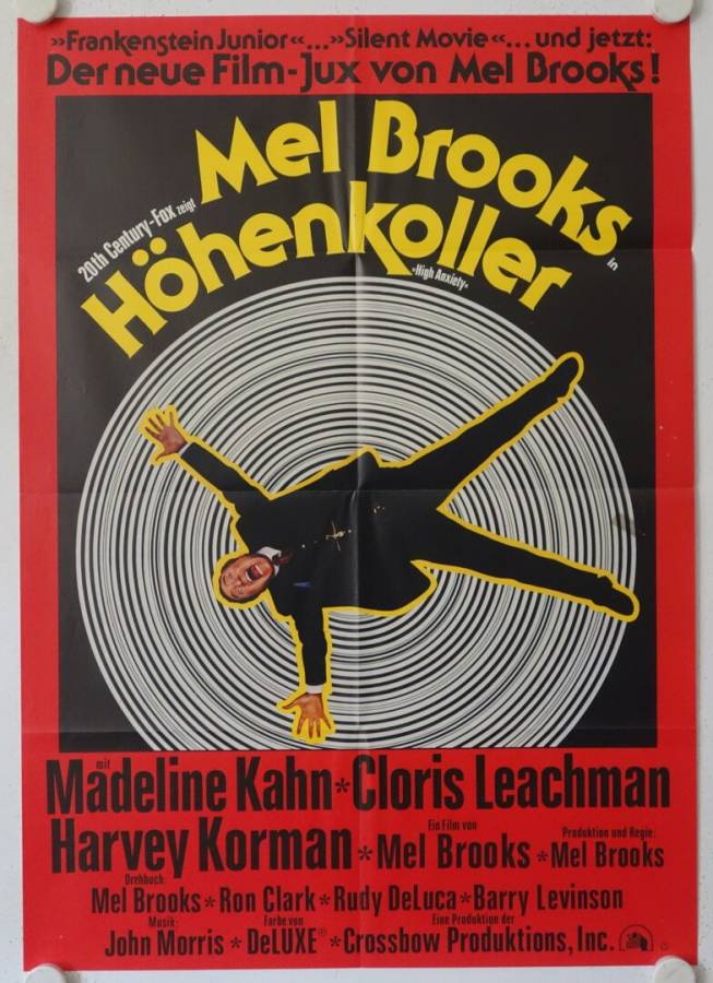 Mel Brooks Höhenkoller originales deutsches Filmplakat